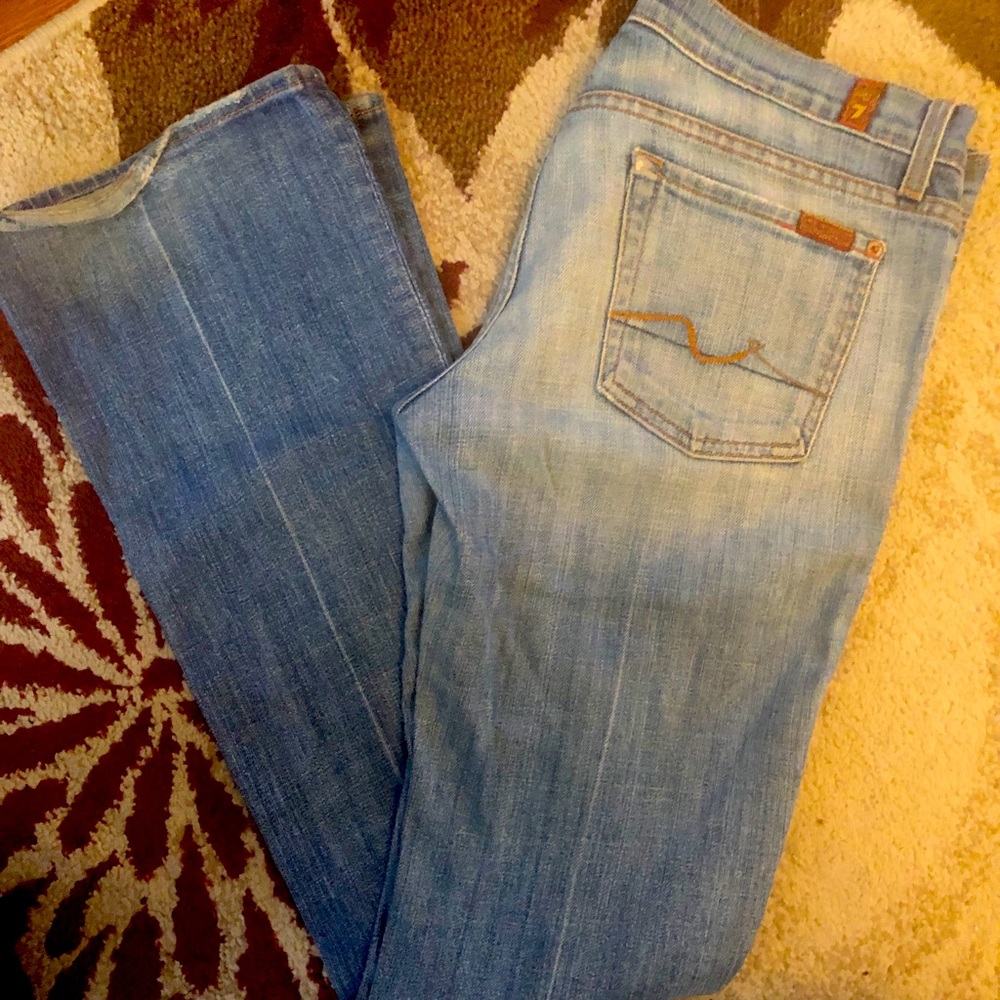 7 For All Mankind Straight Leg Jeans